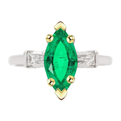 Elegante Anello con Gemma – Smeraldo Fine 3,50 carati