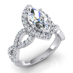 Marquise Infinity Diamanti Estratti Dalla Terra Naturale Gioielli