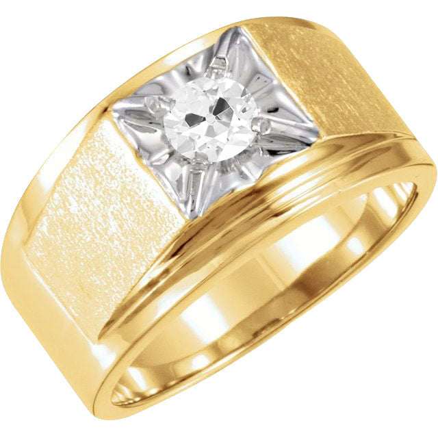 Fatto a mano Anello Maschile 1,50 carati – vista principale