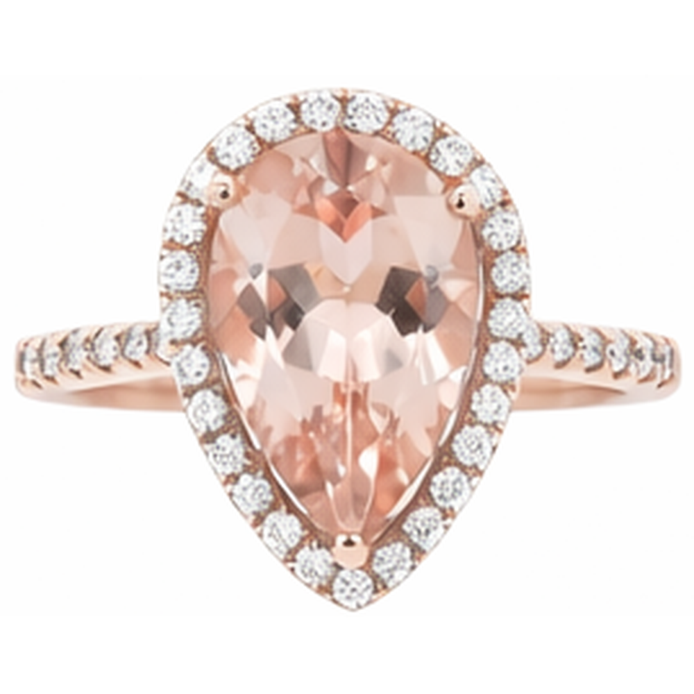 Morganite Anello Cocktail