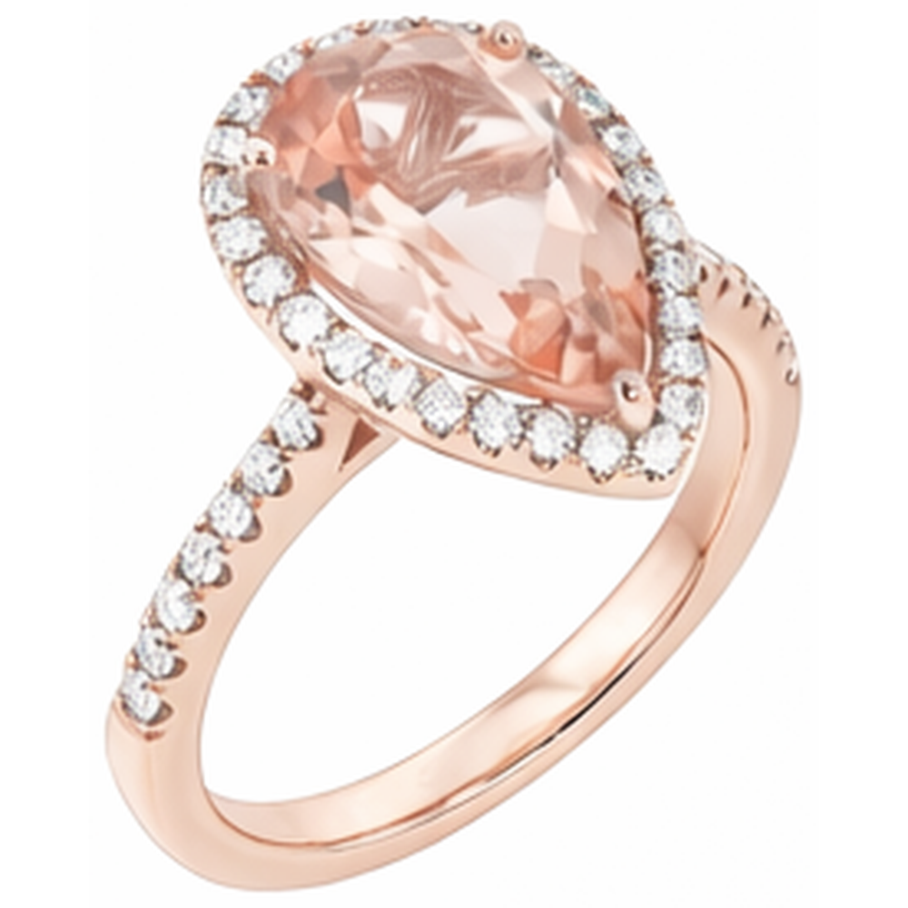 Morganite Anello Cocktail