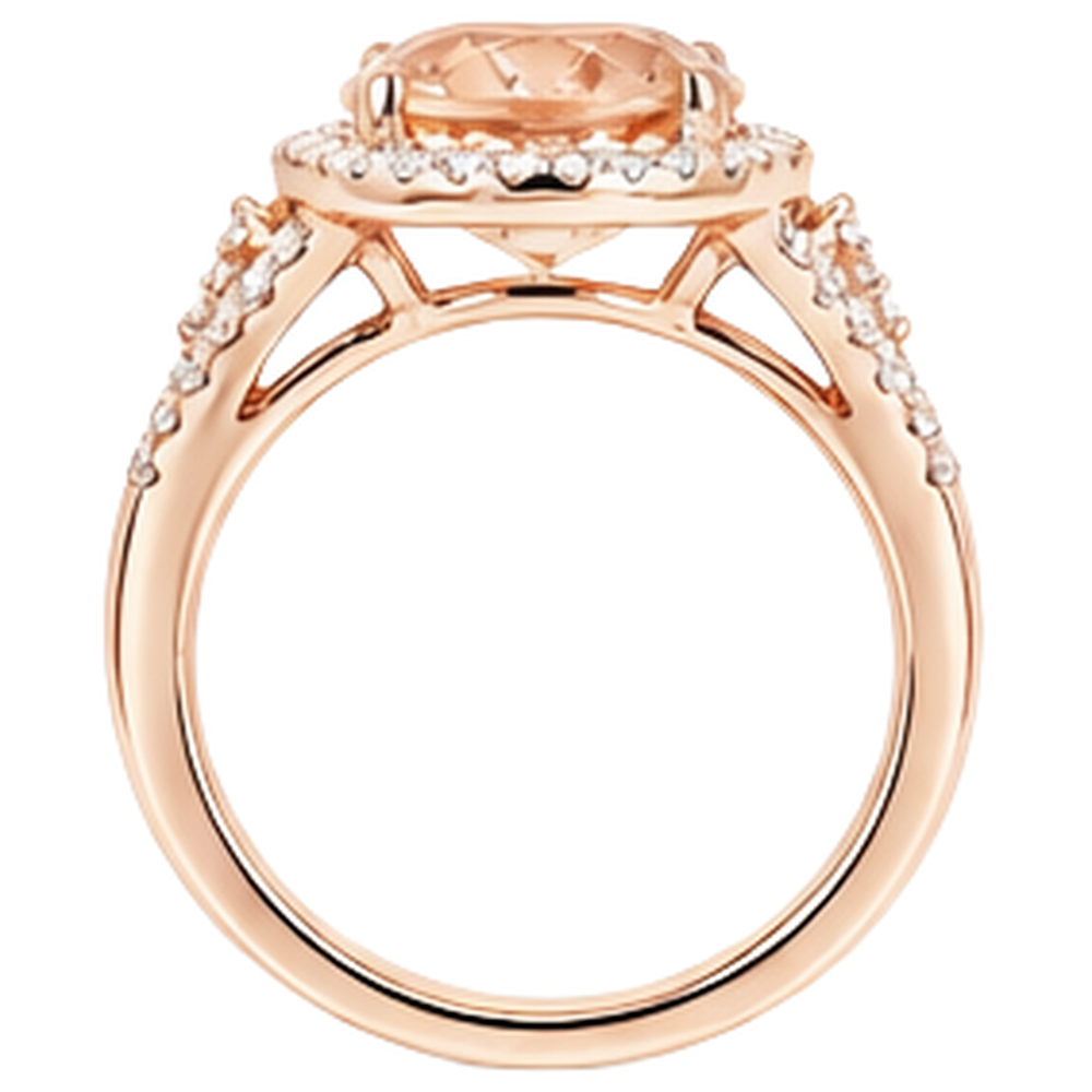 Morganite Anello Cocktail