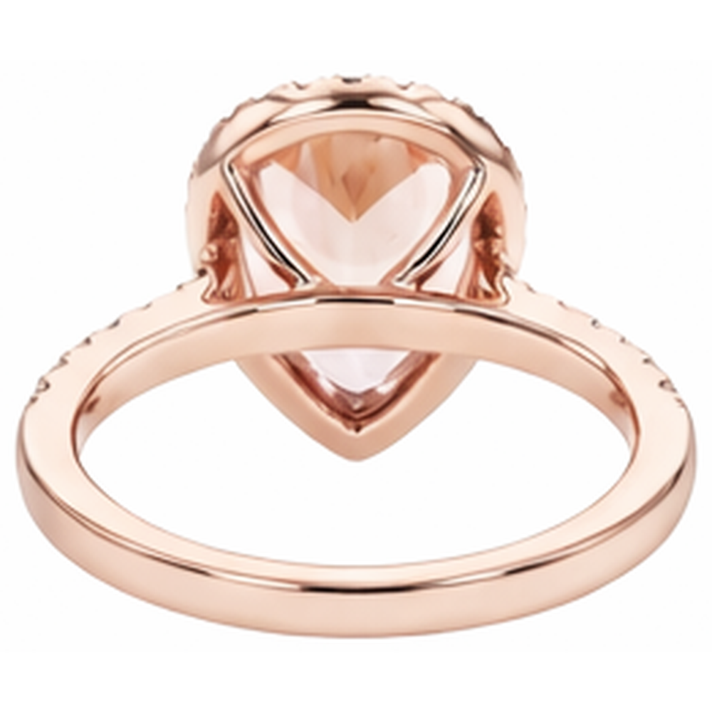 Morganite Anello Cocktail