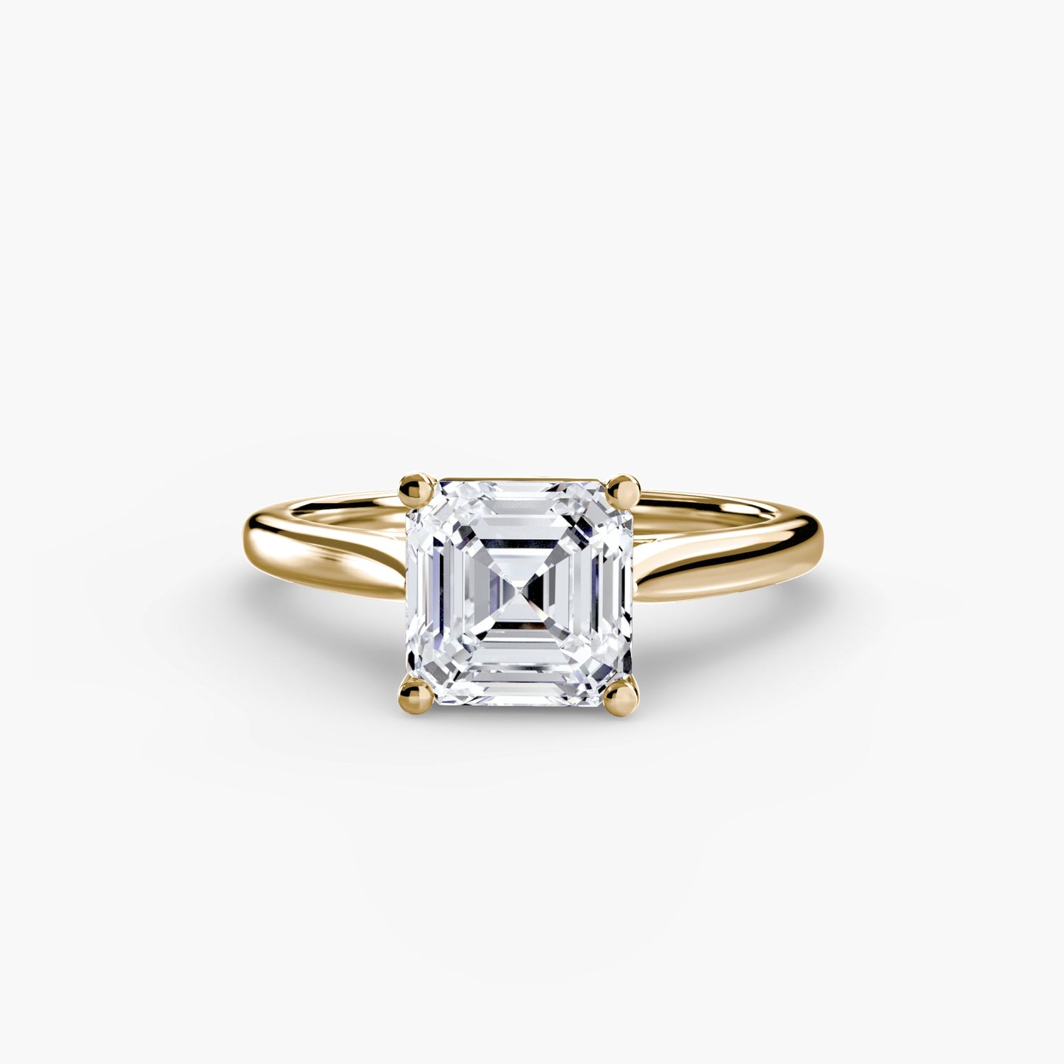 Diamante anello in Gold – primo piano