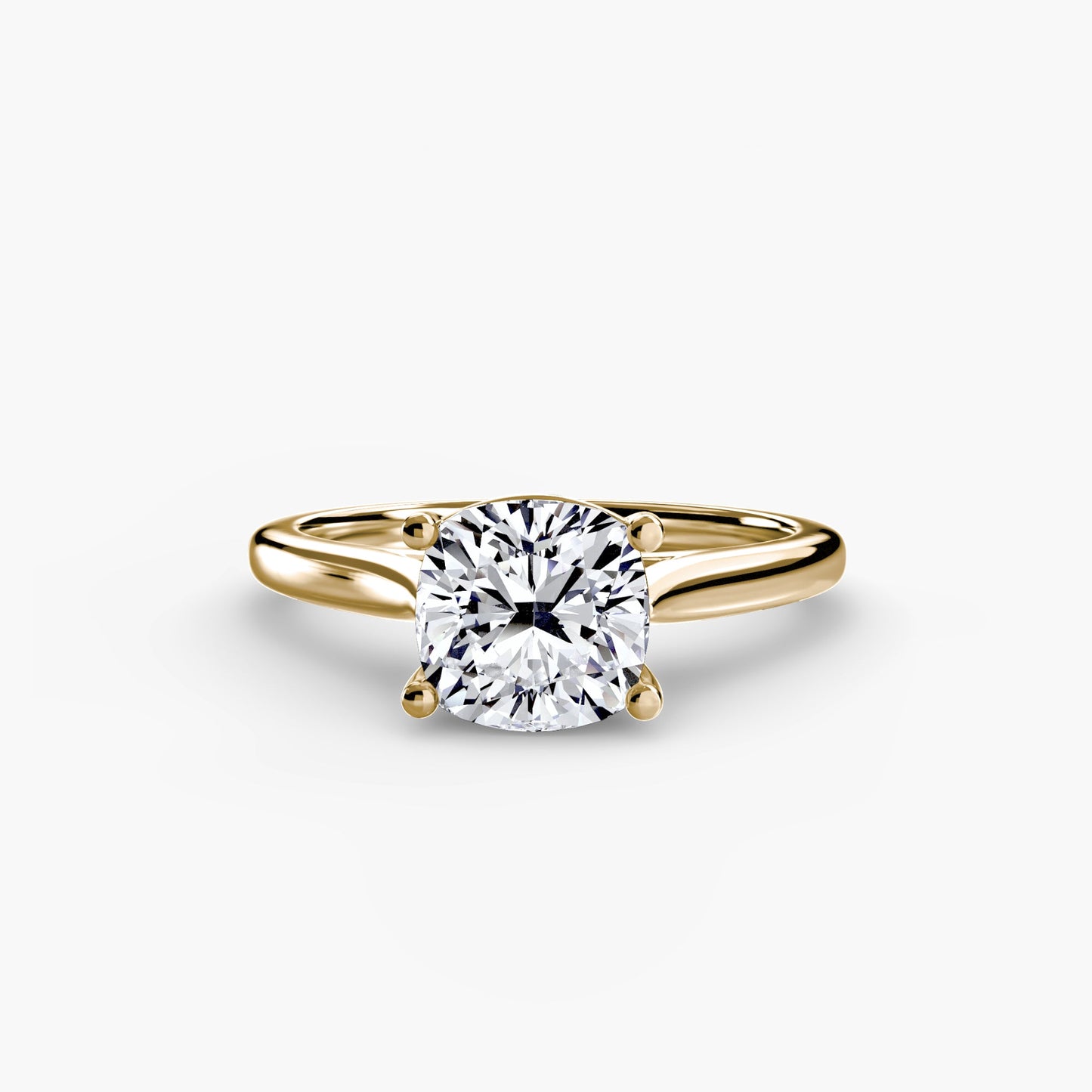 Setting Gold con Diamante – vista angolare
