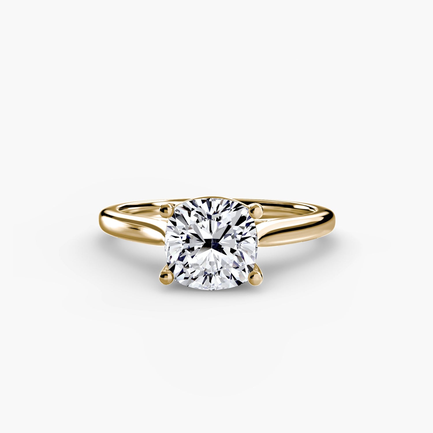 Setting Gold con Diamante – vista angolare