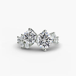 Taglio Brillante Pietra Preziosa Setting – carati in Gold