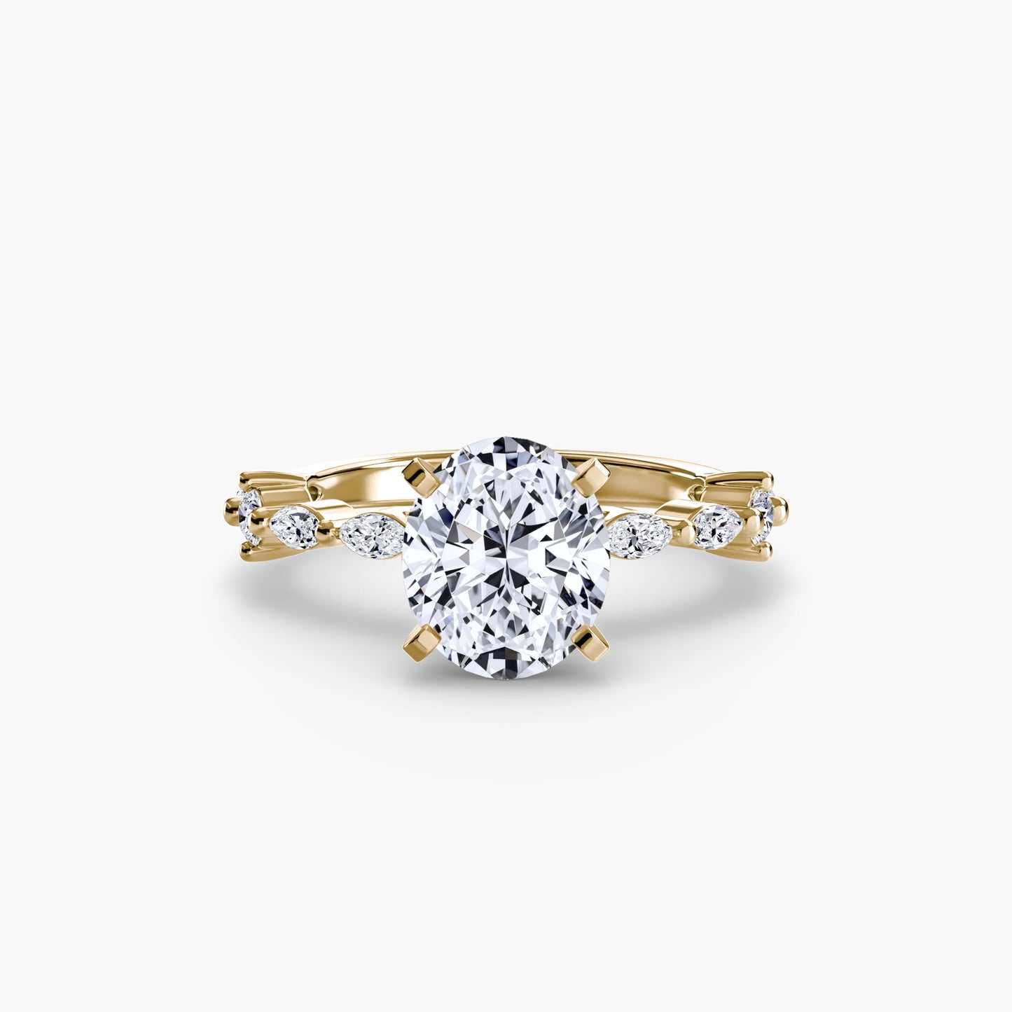 Pietra Preziosa Setting carati Gold – vista profilo