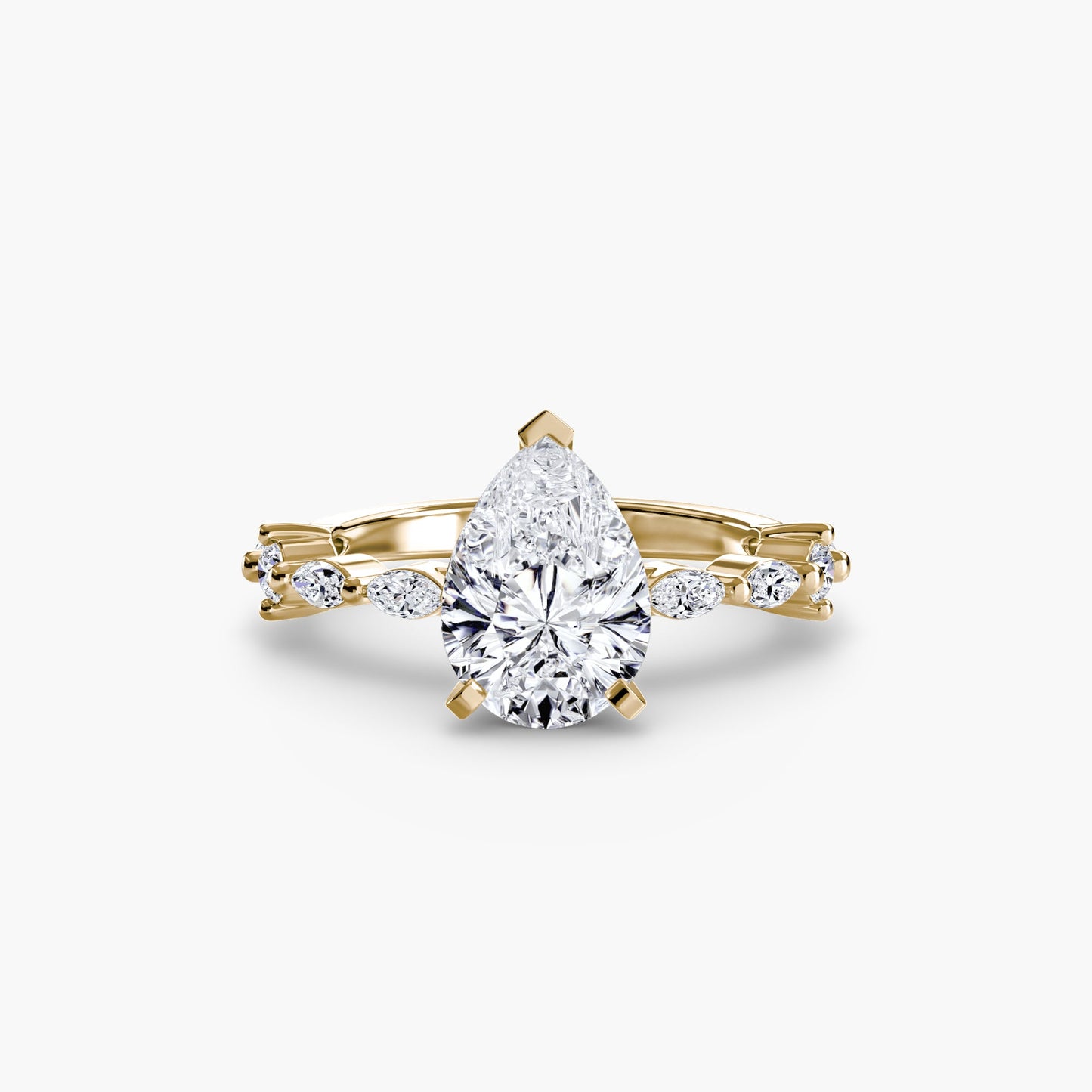 Pietra Preziosa Setting -carati Gold – vista dall'alto