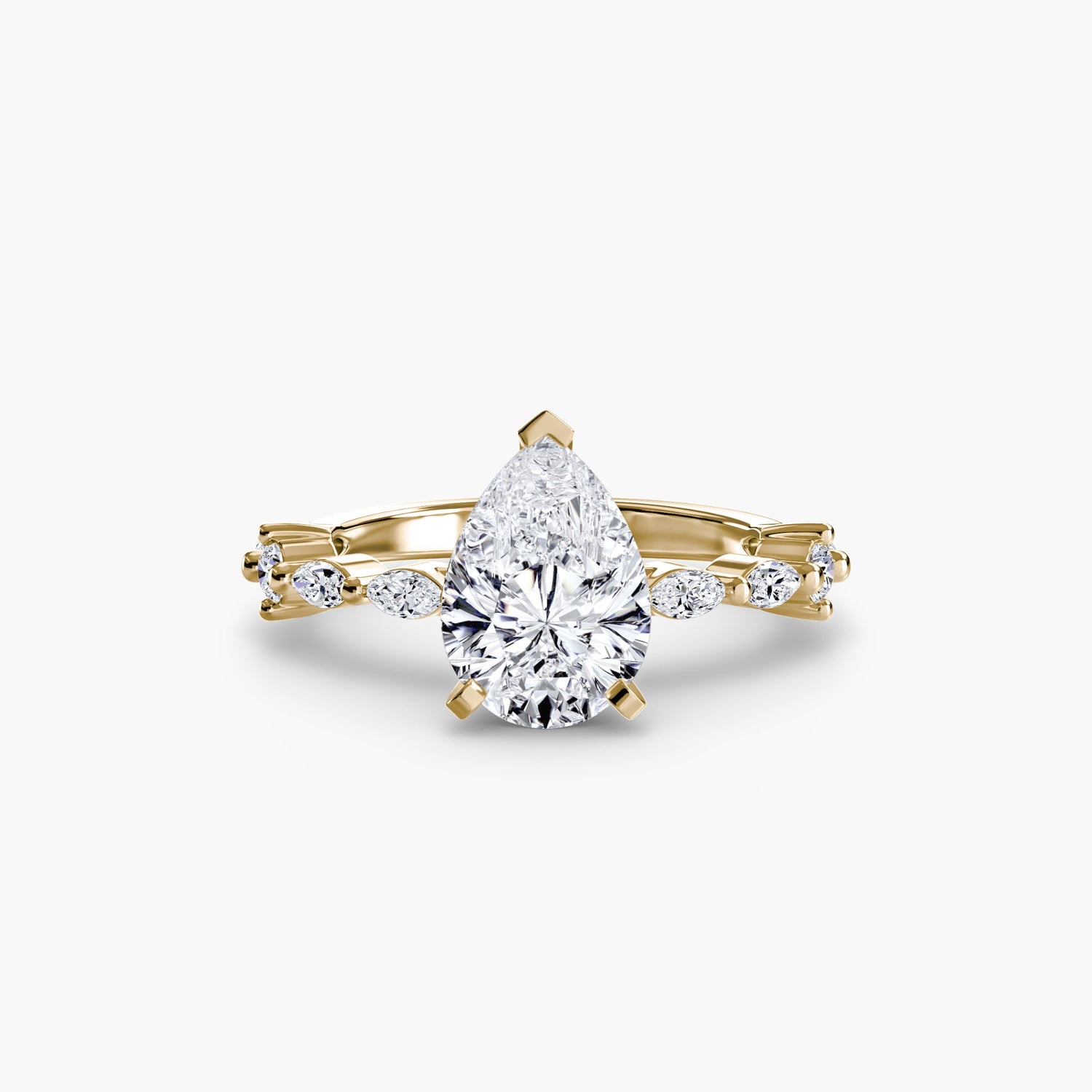 Pietra Preziosa Setting -carati Gold – vista dall'alto