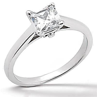 Naturale Diamante 1.21 Ct. Gioielli Con Anello Solitario Di Fidanzamento