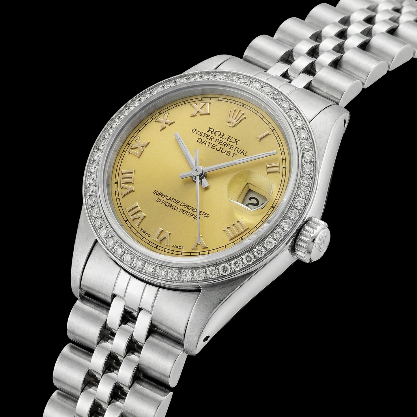Nuovo quadrante romano Datejust Orologio Acciaio inossidabile Bracciale giubileo Rolex
