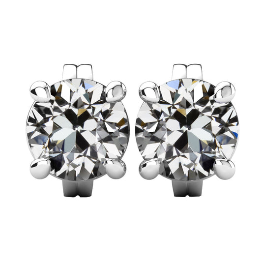 Orecchini Oro Bianco 14K con Brillante – vista principale