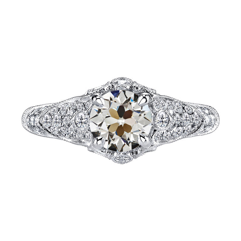 Diamante Anniversary Ring 3 carati Oro Bianco 14K – vista principale