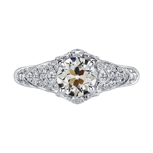 Diamante Anniversary Ring 3 carati Oro Bianco 14K – vista principale