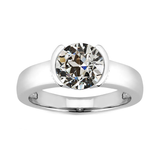 Fine Diamante Fine Anello Solitario 2 carati – vista principale