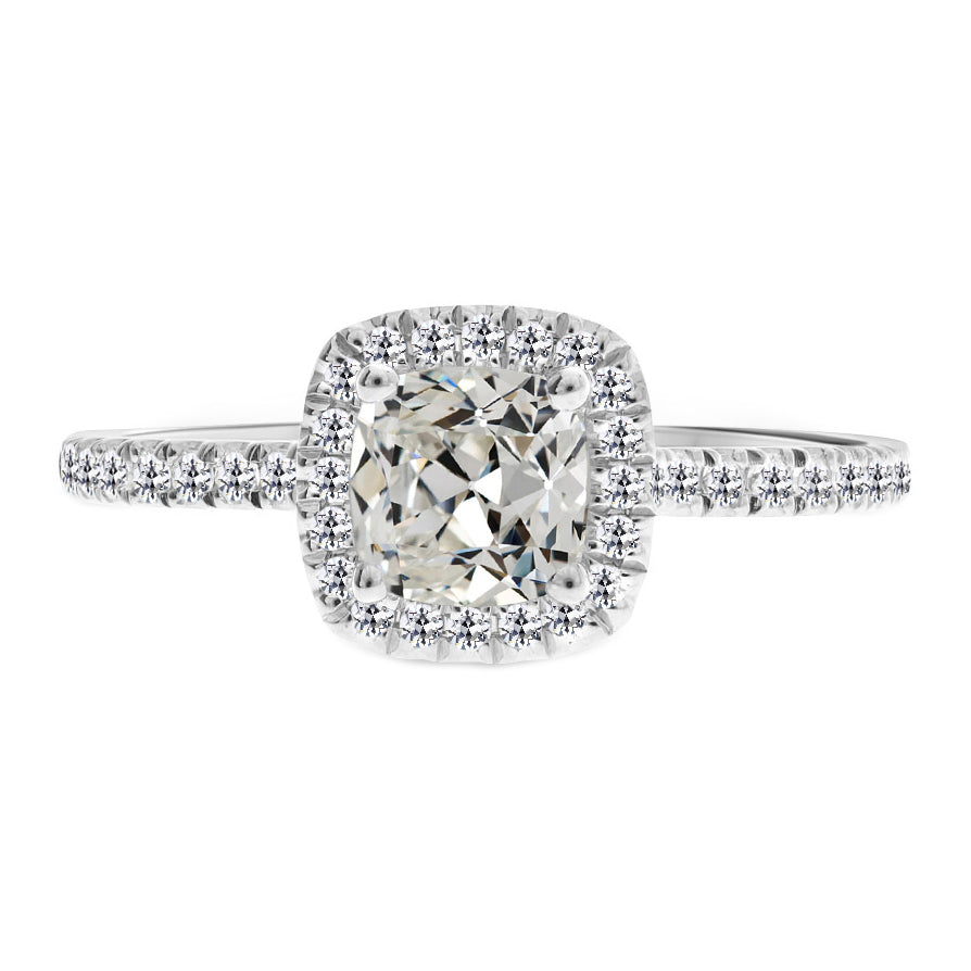 Diamante Anello di Fidanzamento Halo – vista principale
