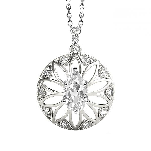 Fine Collana Pendente 1,50 carati – vista principale