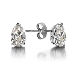 Brillante Orecchini 1 carati G/VS1 – Oro Bianco 14K