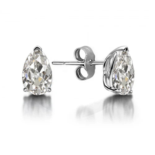 Brillante Orecchini 1-carati Oro Bianco 14K – vista principale