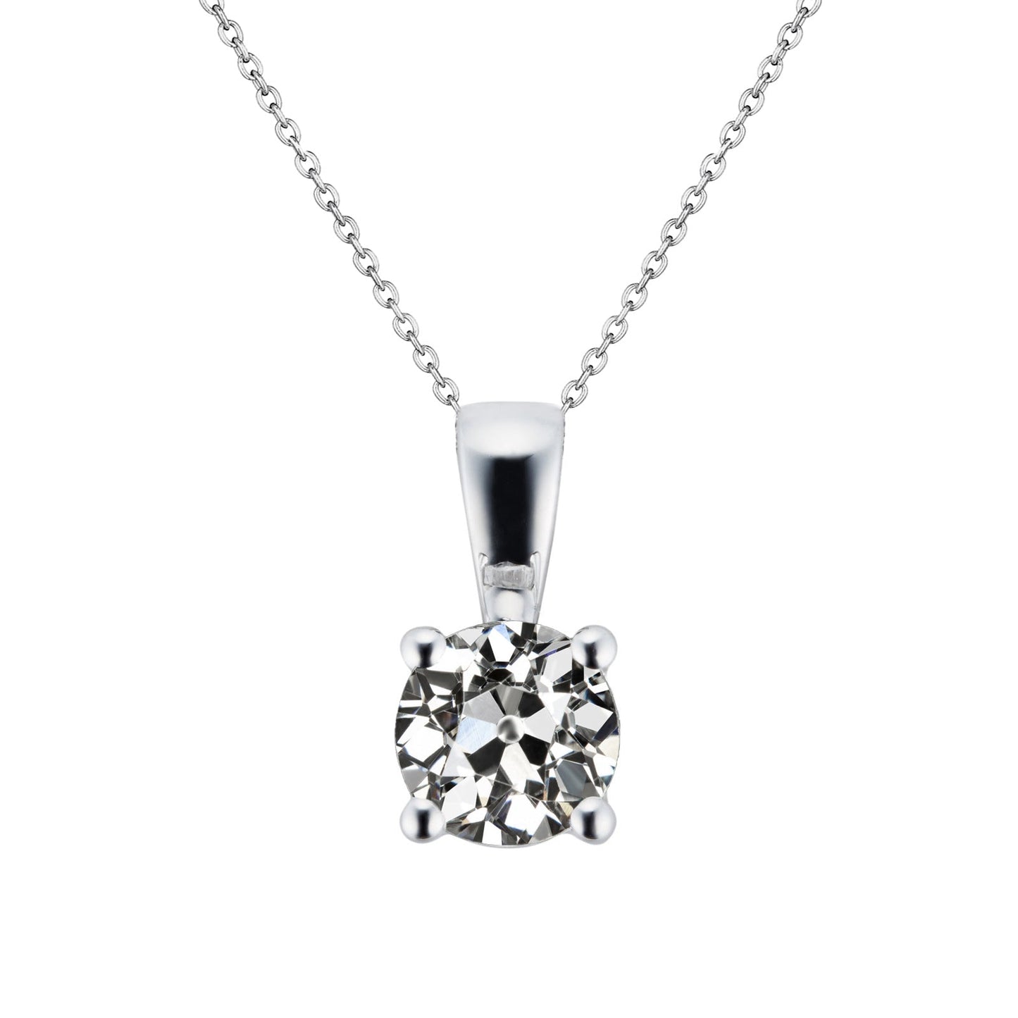 Su misura Diamante Fine Pendente 1,50 carati – vista principale