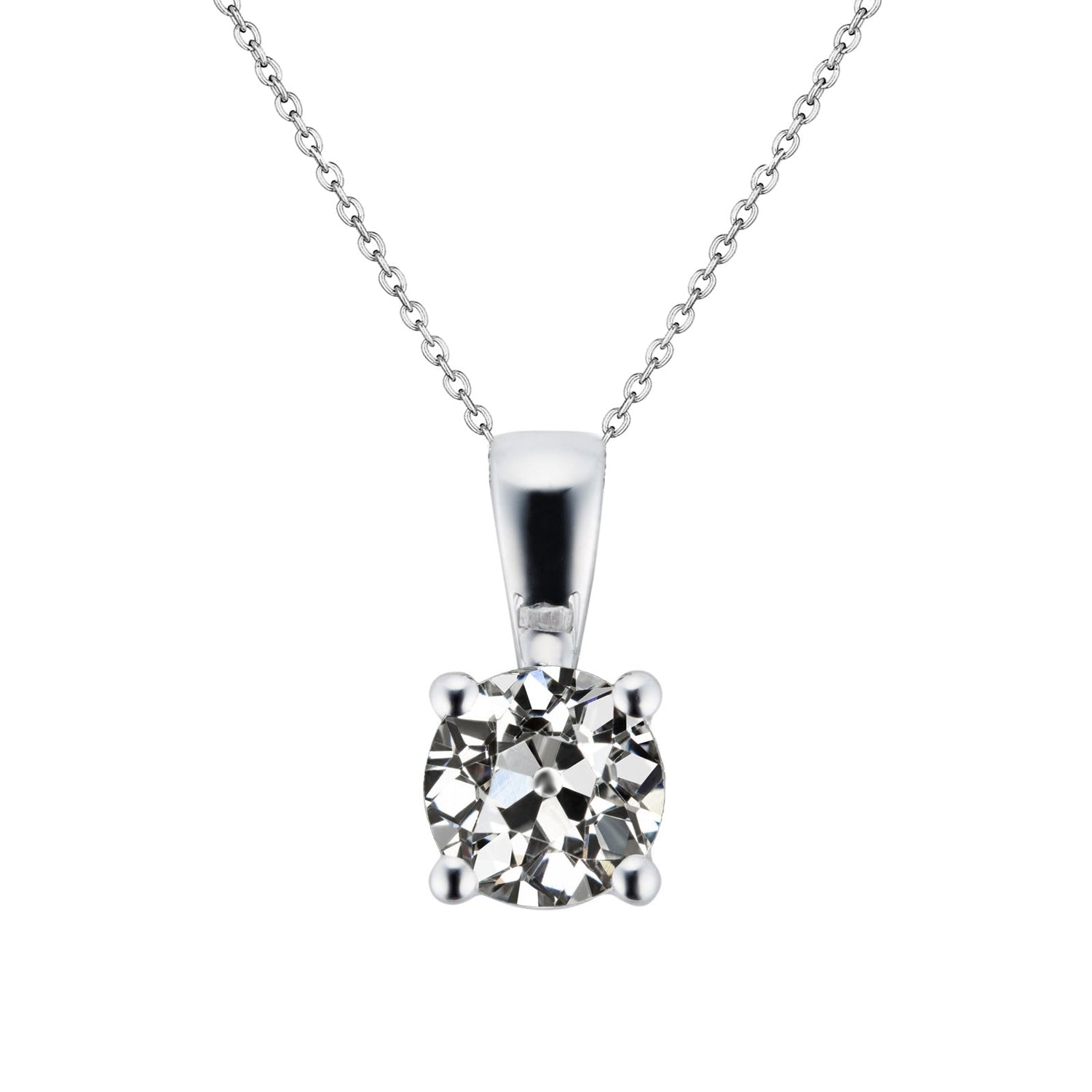 Su misura Diamante Fine Pendente 1,50 carati – vista principale