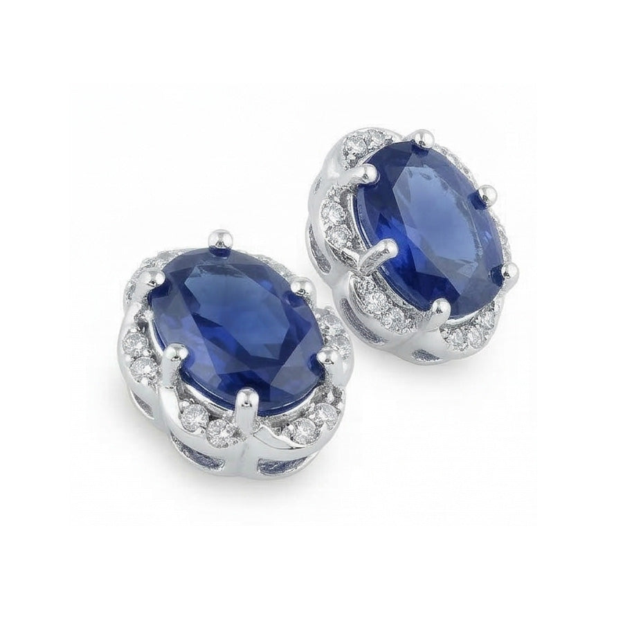 vero round diamante 4.50carati orecchino angolo laterale