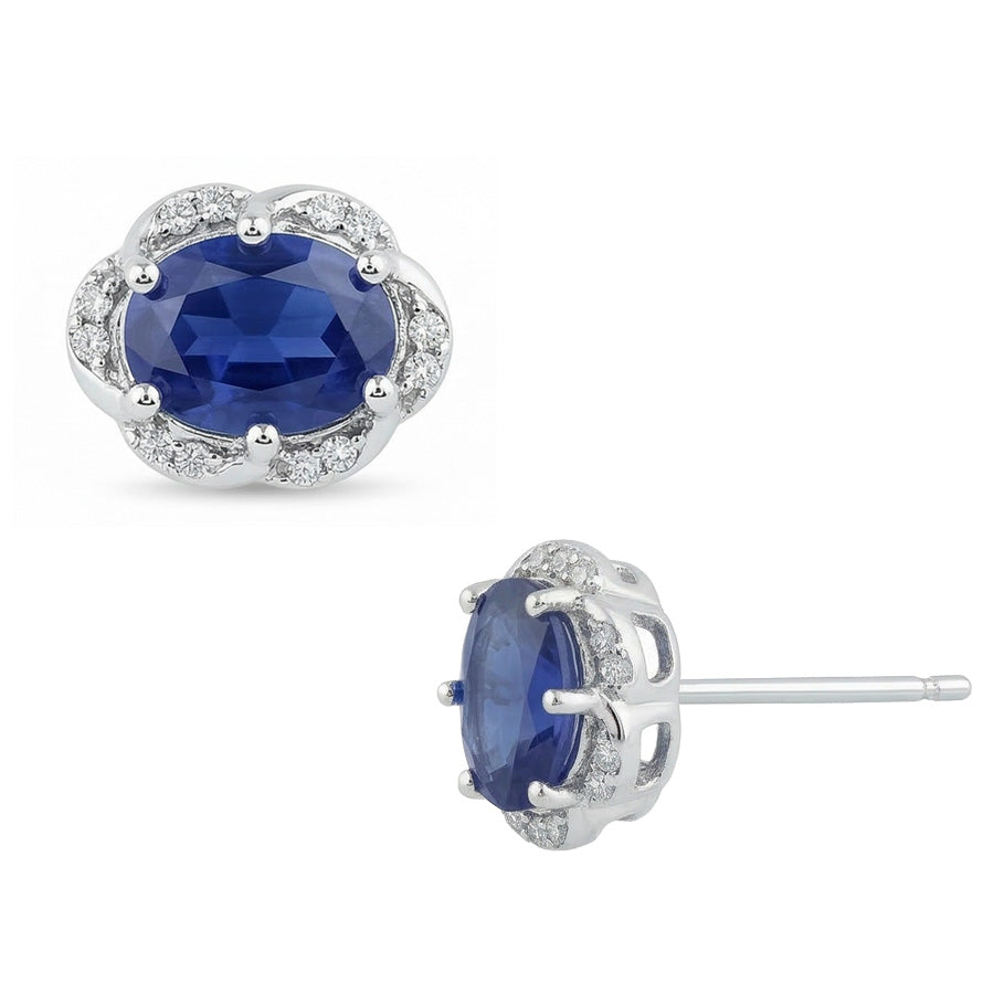 vero round diamante 4.50carati orecchino dettaglio ravvicinato