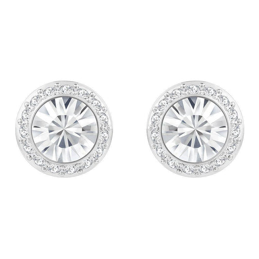 vero round diamante 3.3carati orecchino vista frontale