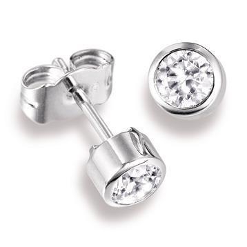 Orecchino Con Naturale Diamanti A Taglio Rotondo Con Castone Da 1,3 Ct