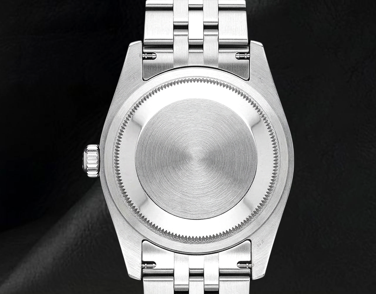 Orologio Datejust 31mm Rolex in oro bianco con lunetta scanalata