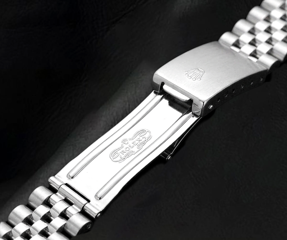 Orologio Datejust 31mm Rolex in oro bianco con lunetta scanalata