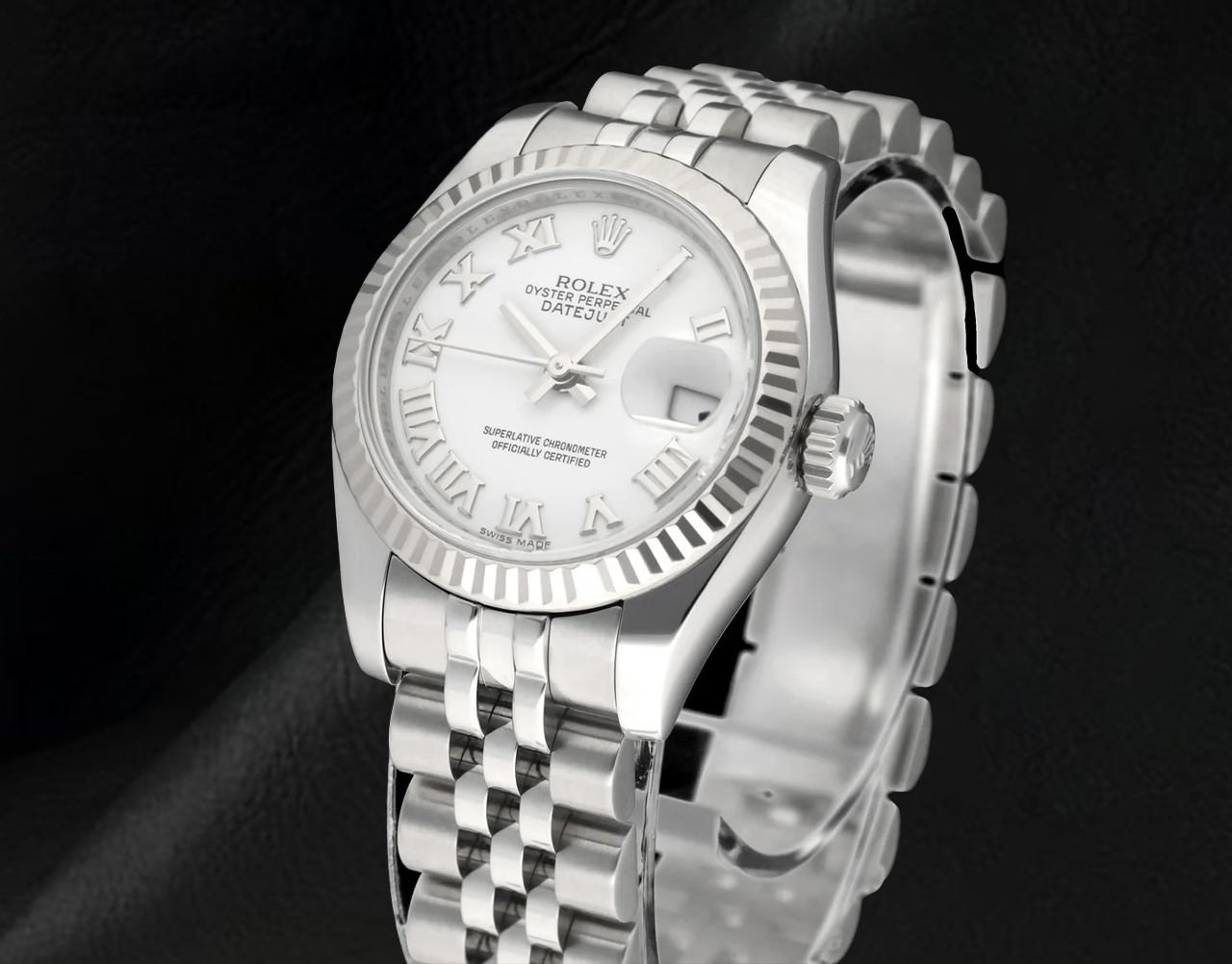Orologio Rolex Datejust 31mm da uomo con quadrante romano in argento