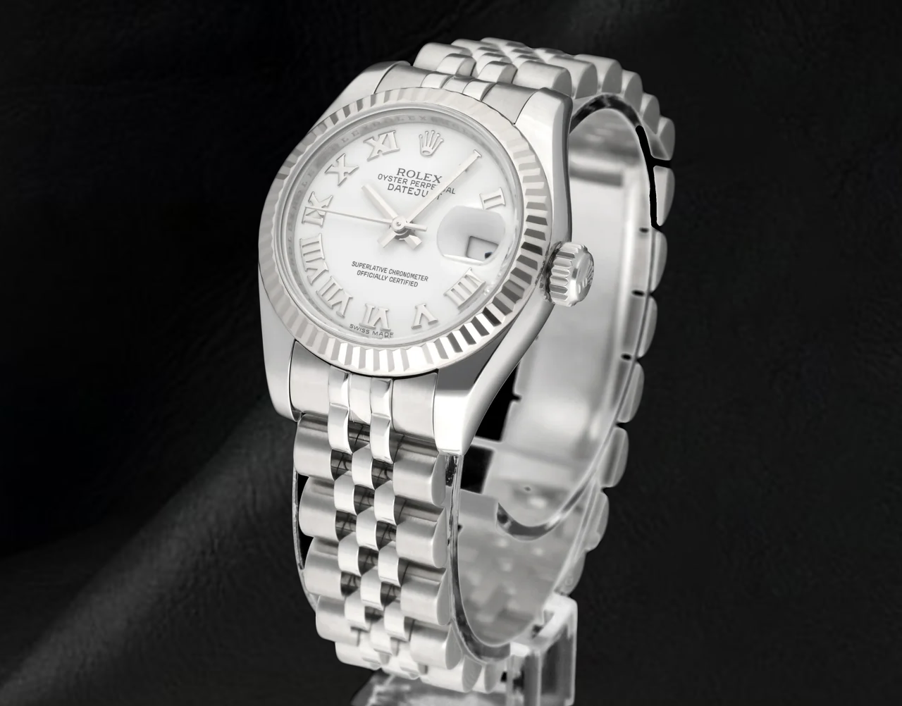 Orologio Rolex Datejust 31mm da uomo con quadrante romano in argento