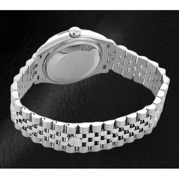 Orologio Rolex da 31 mm in acciaio inossidabile con data e basta