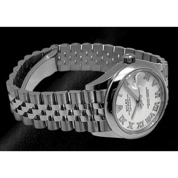 Orologio da donna Rolex Datejust 31 in acciaio bianco del Giubileo Romano