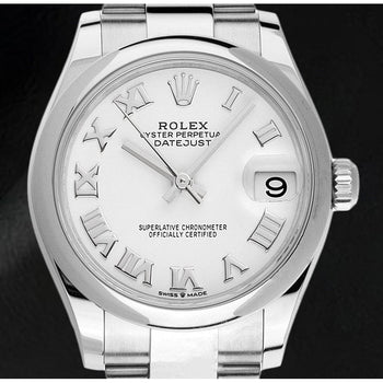 Orologio da uomo Rolex Datejust 31 mm in acciaio inossidabile