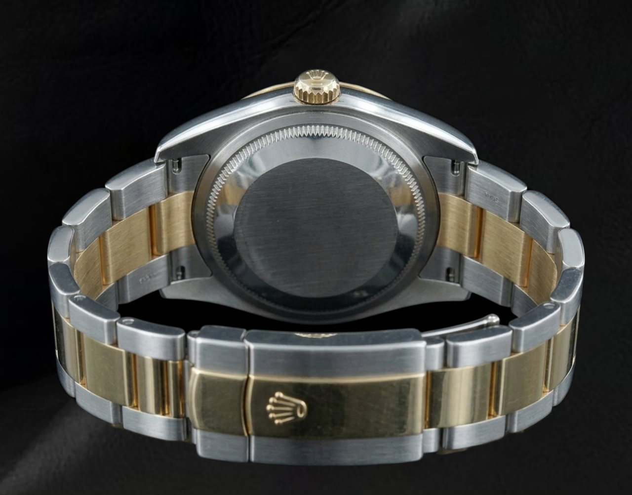 Orologio da uomo Rolex Datejust 36 mm con bracciale ostrica bicolore, quadrante bianco, IMPOSTAZIONE RAPIDA