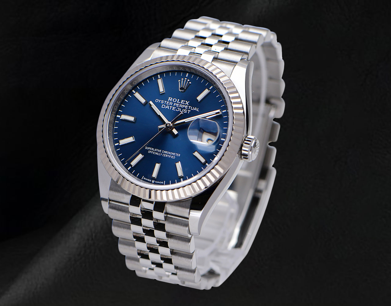 Orologio da uomo Rolex Datejust 36 mm in acciaio inossidabile