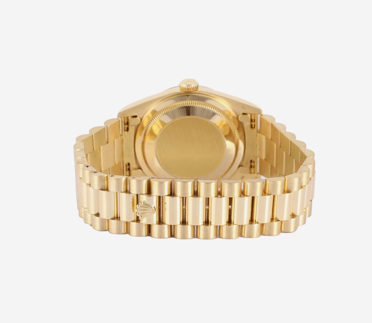 Orologio Rolex Day-Date 36 mm da Uomo Oro Giallo 18K Finitura Corteccia Nero