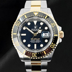 Orologio Rolex Sea-Dweller 126603 43 mm Quadrante Nero Bicolore
