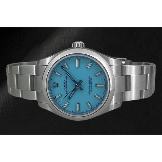 Orologio Rolex da donna Ostrica perpetua 31mm con quadrante luminoso Tiffany in acciaio