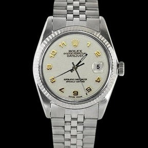 Orologio Datejust Lunetta scanalata in acciaio inossidabile Bracciale 