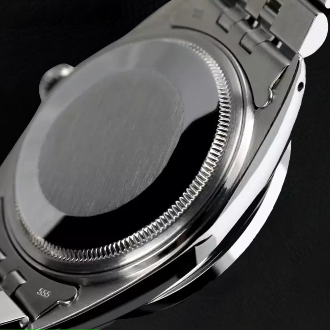 Orologio Datejust personalizzato quadrante blu con diamanti lunetta Rolex giubileo bracciale in acciaio inossidabile IMPOSTAZIONE RAPIDA