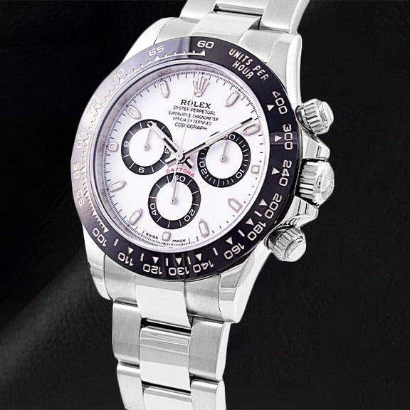 Orologio Rolex Cosmografo Daytona 116500LN Panda quadrante bianco 40mm in acciaio inossidabile