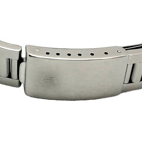 Orologio Rolex Date in madreperla bianca con quadrante in diamanti, 34 mm, in acciaio inossidabile