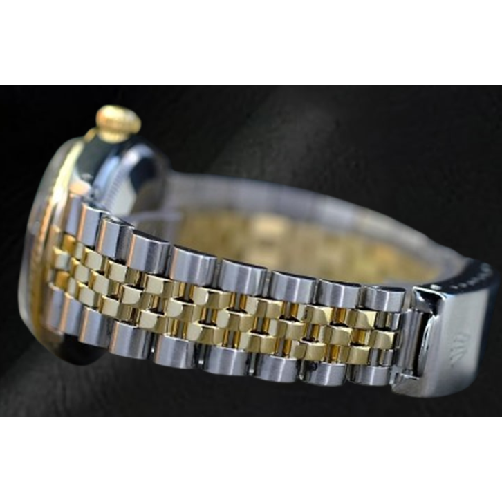 Orologio Rolex Datejust 31 mm di medie dimensioni in acciaio inossidabile e bracciale giubileoin oro