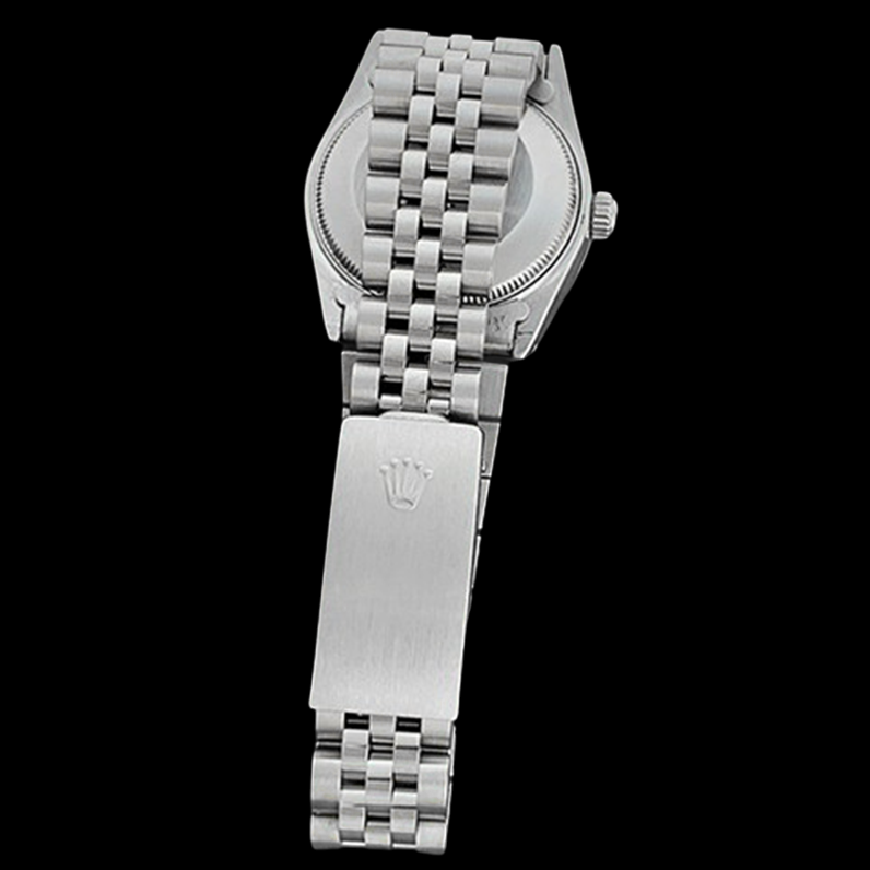 Orologio Rolex Datejust 31 mm quadrante nero a bastoncino in acciaio inossidabile