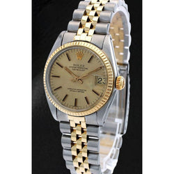 Orologio Rolex Datejust 31mm bastoncino da champagne bicolore