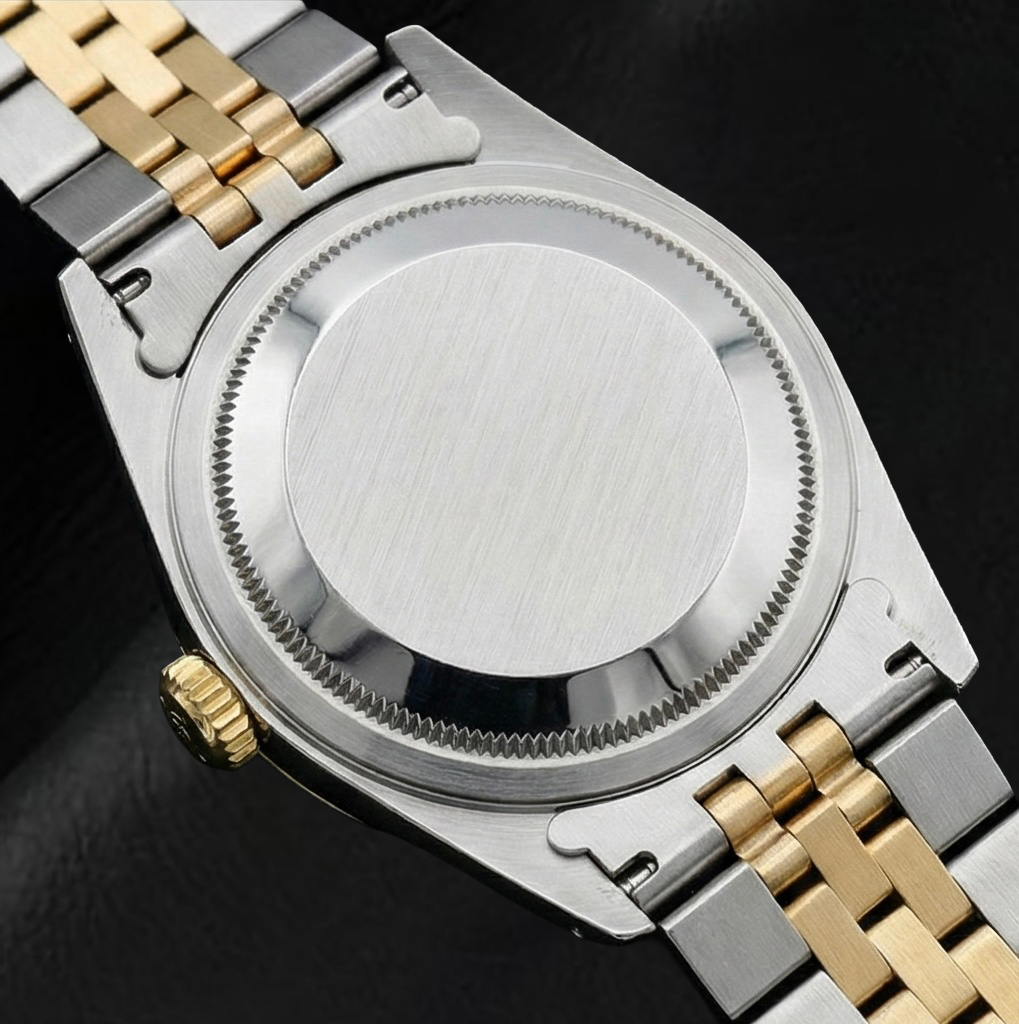 Orologio Rolex Datejust 36 mm con quadrante bianco e diamanti bicolore